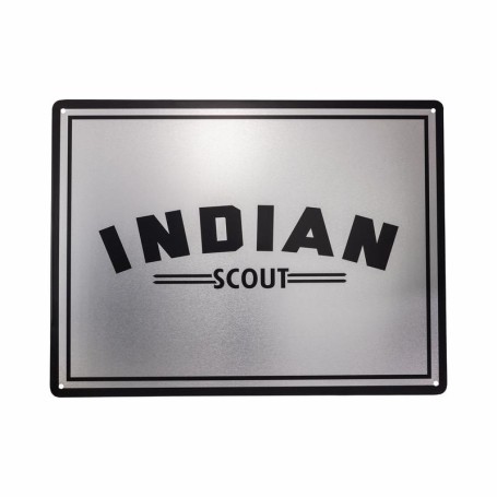 PLAQUEDE CORATIVE EN MÉTAL SCOUT