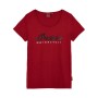 T-SHIRT COLOR FOIL FEMME, ROUGE