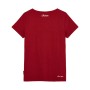 T-SHIRT COLOR FOIL FEMME, ROUGE