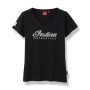 T-SHIRT LOGO SCRIPT FEMME, NOIR