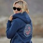 SWEAT USA FEMME, BLEU