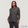 CHEMISE A CARREAUX FEMME, GRIS-283330593,00 €
