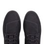 BASKETS EN CUIR, NOIR