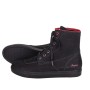 BASKETS EN CUIR, NOIR