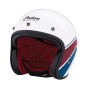 CASQUE JET RAYURES ET DAMIER