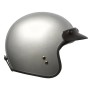 CASQUE JET RETRO ARGENT