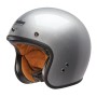 CASQUE JET RETRO ARGENT