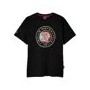 T-shirt pour homme avec icône de coiffe, noir