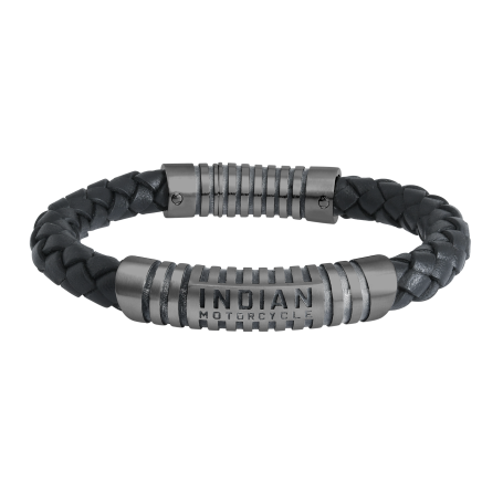 ENGINE LINES BRACELET IN GUNMETAL
