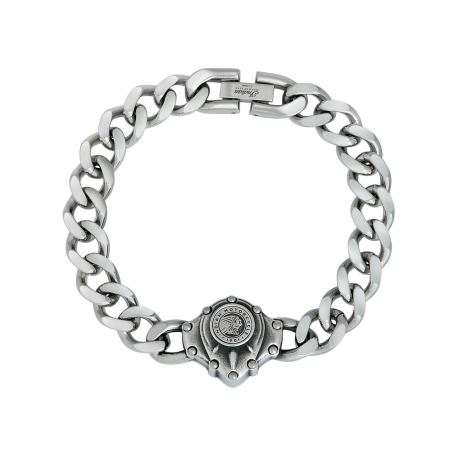 SILVER CAM COVER BRACELET