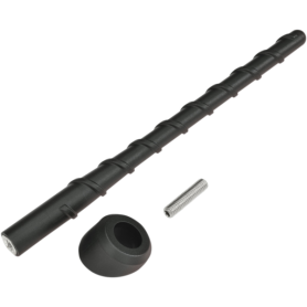 ANTENNE COURTE SPIRALE NOIRE POUR BAGGER ET TOURING