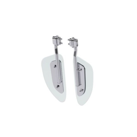 KIT-DEFLECTEUR INFÉRIEUR CHROMÉE