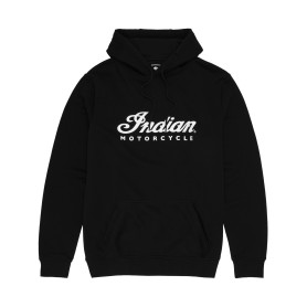 HOODIE A CAPUCHE HOMME LOGO SCRIPT, NOIR