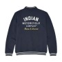 SWEAT BOMBER BRODE POUR HOMME, BLEU MARINE